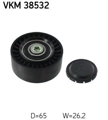 SKF VKM 38532: Kreipiantysis skriemulys, V formos rumbuotas diržas Ø: 65mm