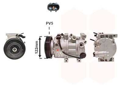 VAN WEZEL 8201K715: Compresor, aire acondicionado