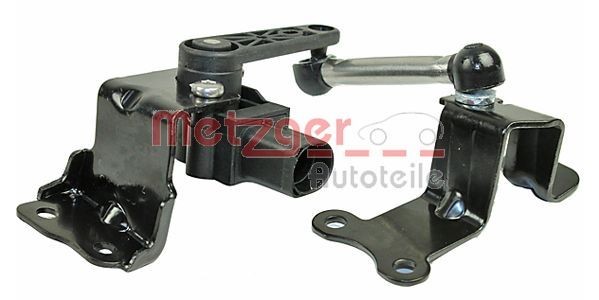 METZGER 0901243: Senzor, lumini xenon puntea spate, cu ansamblu de pârghii, cu cadru de fixare