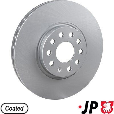 JP GROUP 1163114300: Piduriketas JP Esisild, Ø: 314mm, sisemine õhutus, Ø: 314mm, kaetud