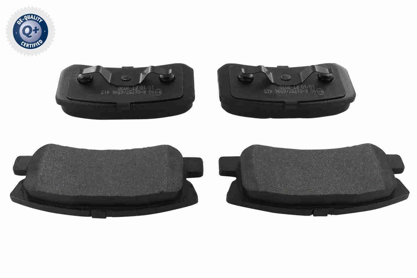 ACKOJA A37-0013: Brzdové platničky Q+, original equipment manufacturer quality Zadna naprava
