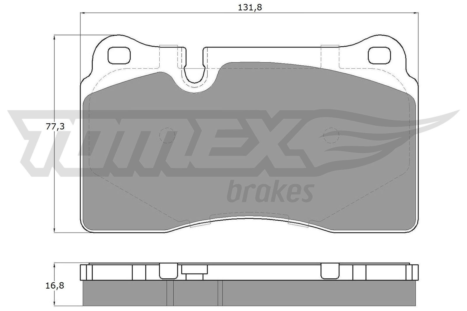 TOMEX brakes TX 14-73: Piduriklotsid