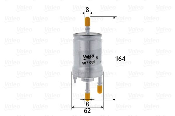 VALEO 587060: Filtre à carburant