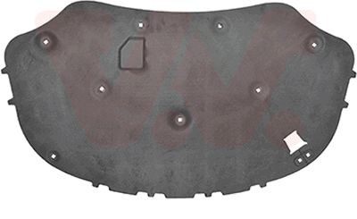 VAN WEZEL 5839460: Material amortizare zgomot, nisa motor Capota motor, cu material de prindere