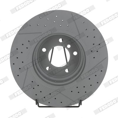 FERODO DDF2618VC-1: Piduriketas PREMIER Ø: 338mm, kaheosaline piduriketas, õhutusega, Ø: 338mm, kaetud, ilma kruvideta