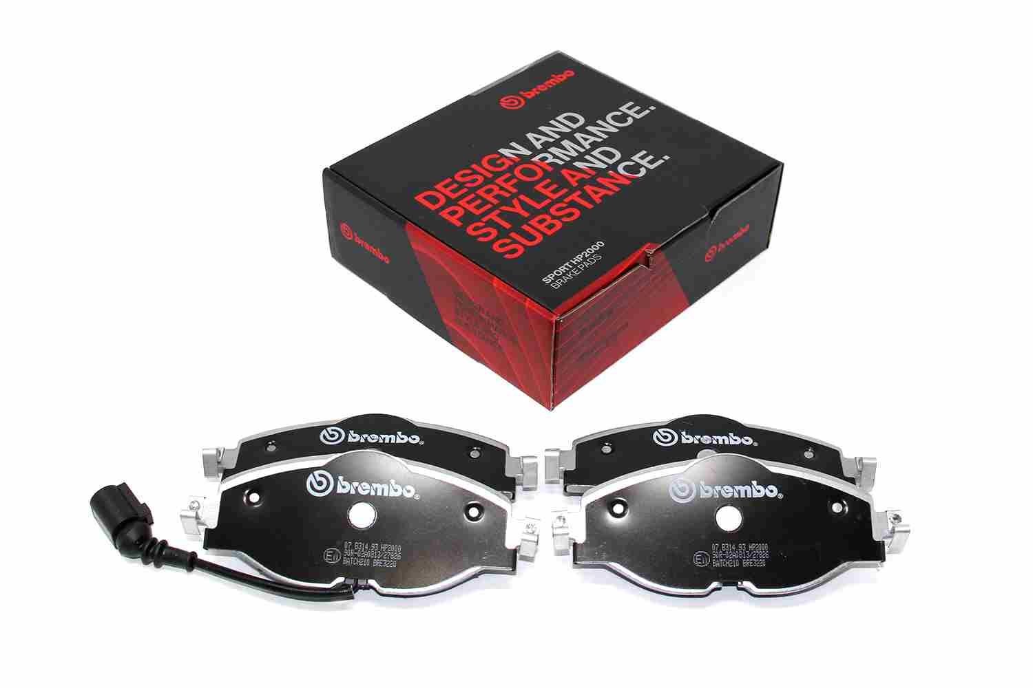 BREMBO 07.B314.93: Raceing-piduriklotsi komplekt UPGRADE, SPORT | HP2000
