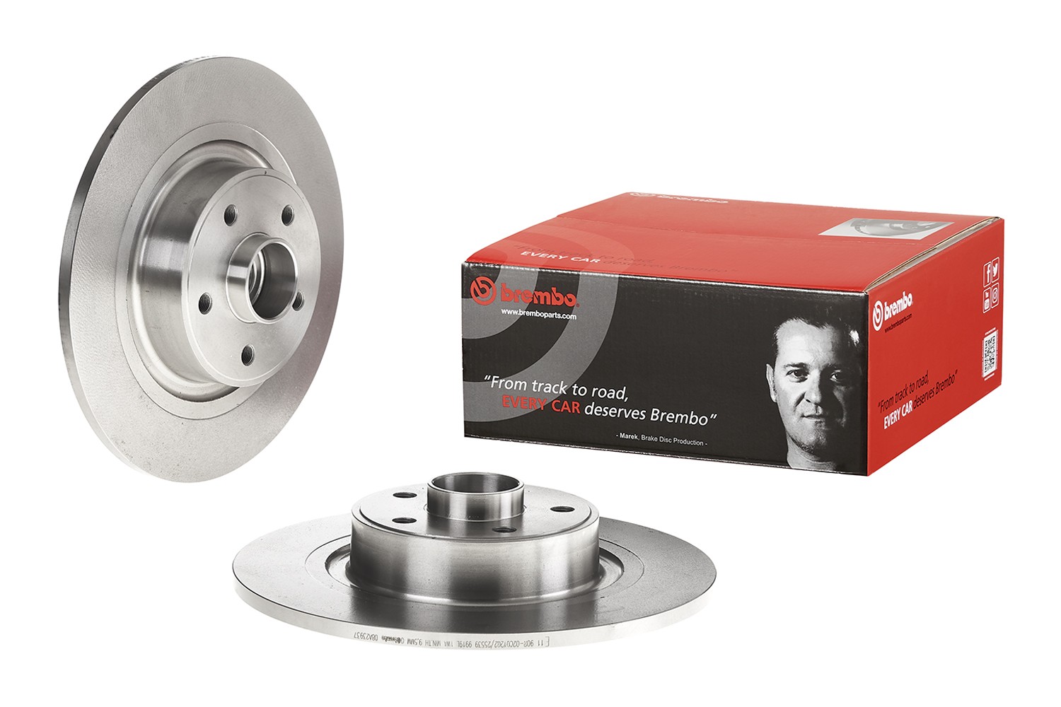 BREMBO 08.A239.37: Piduriketas PRIME LINE - With Bearing Kit Ø: 300mm, täis, Ø: 300mm, koos rattalaagri komplektiga, koos ABS-andurirõngaga, koos kruvidega