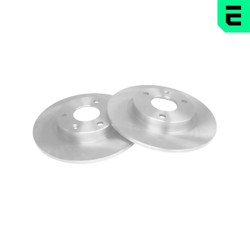 OPTIMAL BS-0700C: Bremseskive foraksel, Ø: 238mm, fuldstændigt, Ø: 238mm, coatet, med skruer