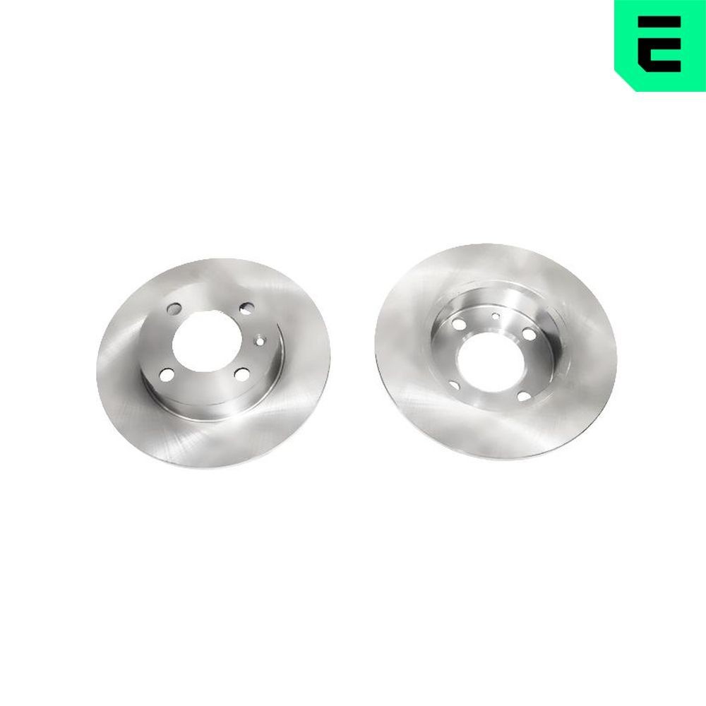 OPTIMAL BS-4265C: Bremseskive bagaksel, Ø: 232mm, fuldstændigt, Ø: 232mm, coatet, med skruer