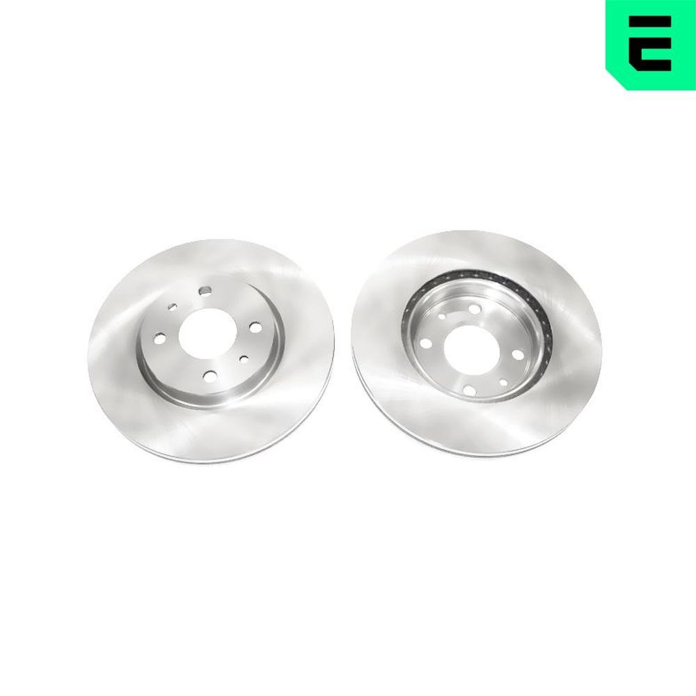 OPTIMAL BS-4430C: Piduriketas Esisild, Ø: 257mm, õhutusega, Ø: 257mm, kaetud, koos kruvidega
