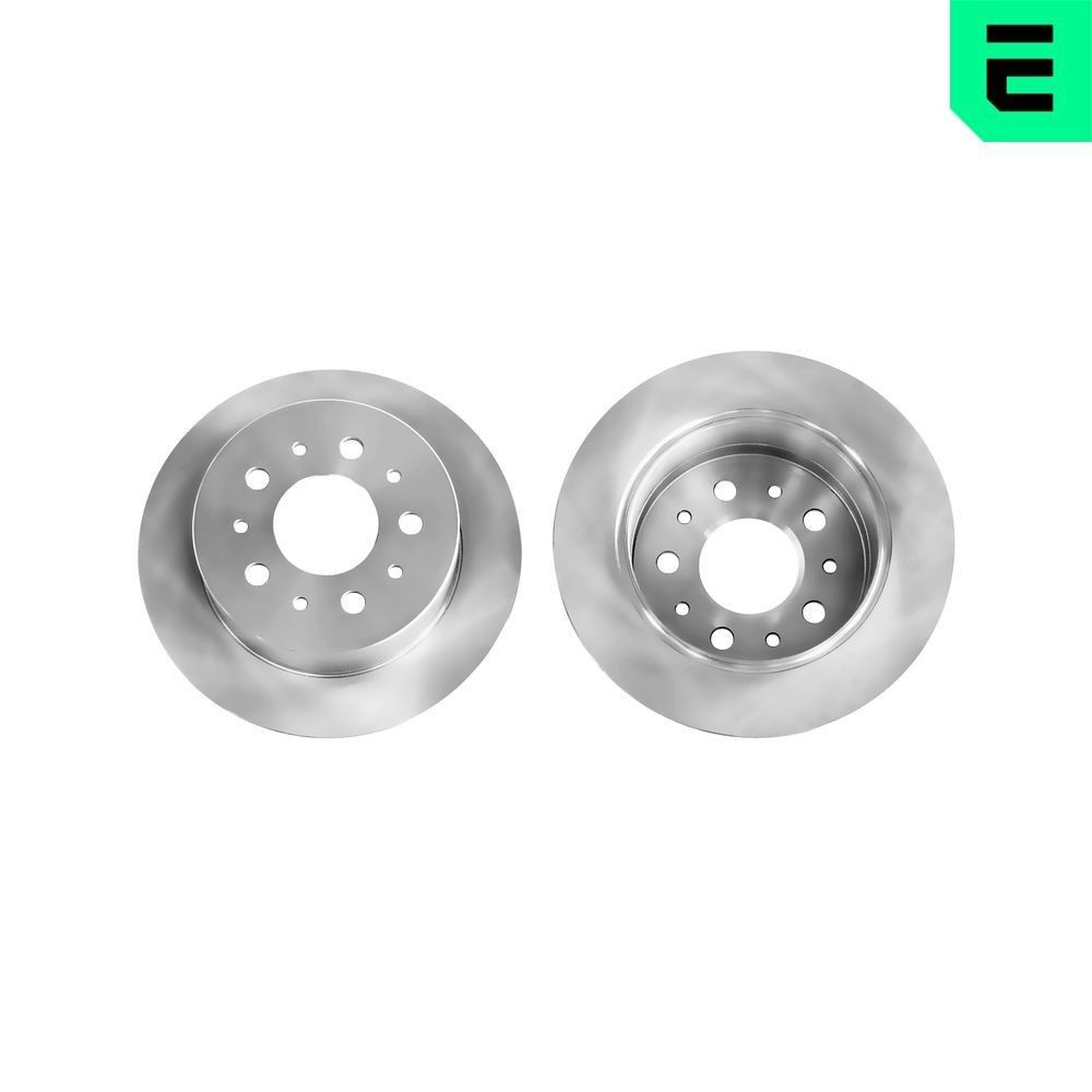 OPTIMAL BS-8374C: Bremseskive bagaksel, Ø: 280mm, fuldstændigt, Ø: 280mm, coatet, med skruer