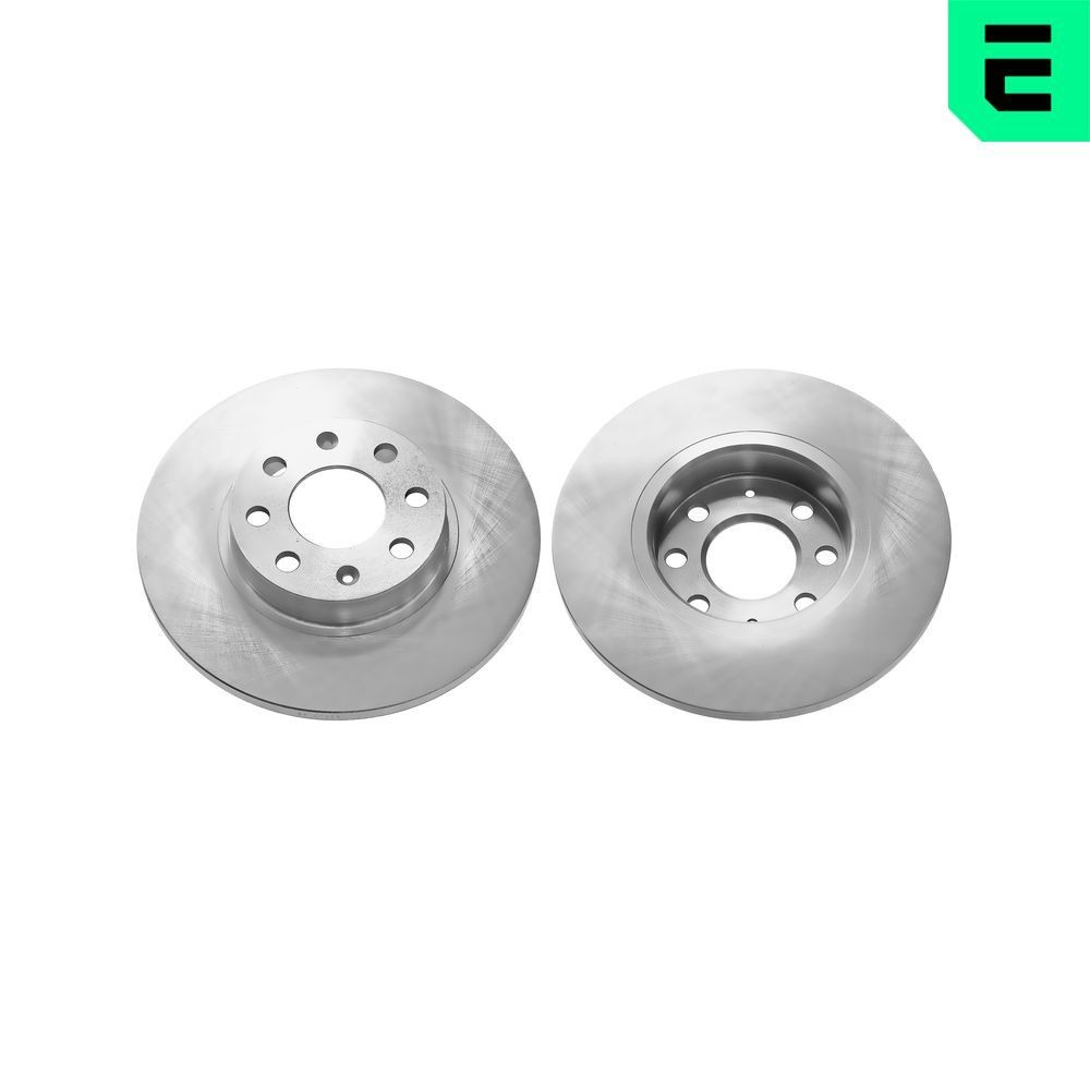 OPTIMAL BS-8462C: Bremseskive foraksel, Ø: 257mm, fuldstændigt, Ø: 257mm, coatet, med skruer