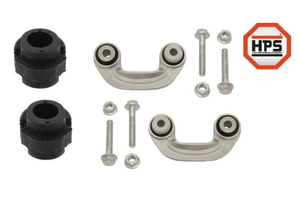 MAPCO 53800HPS: Kit de réparation, suspension du stabilisateur des deux côtés de l'essieu avant, intérieur, avec bielle/barre de poussée