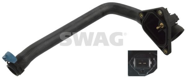 SWAG 20 10 4270: Jahutusvoolik koos flantsiga, koos anduriga