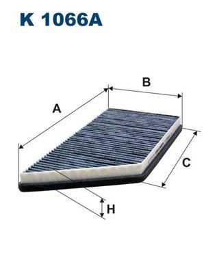 FILTRON K 1066A: Filter, salongiõhk Aktiivsöefilter