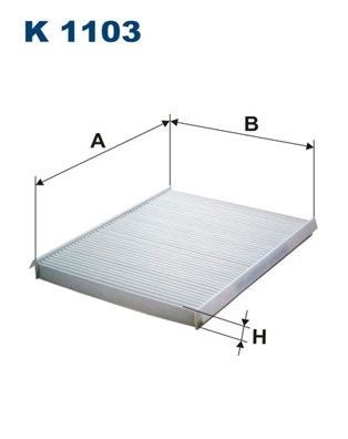 FILTRON K 1103: Filtru, aer habitaclu Filtru de particule