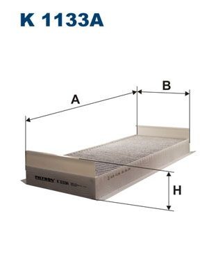 FILTRON K 1133A: Filtro abitacolo Filtro al carbone attivo