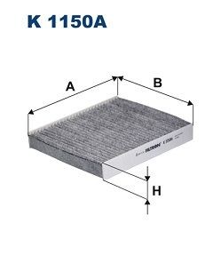 FILTRON K 1150A: Filtrs, Salona telpas gaiss Aktivētās ogles filtrs