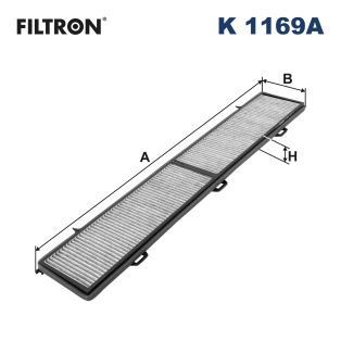 FILTRON K 1169A: Filtru, aer habitaclu Filtru carbon activ