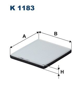 FILTRON K 1183: Filtrs, Salona telpas gaiss Daļiņu filtrs