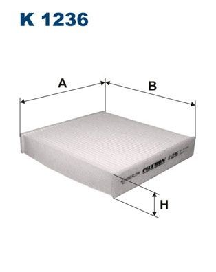 FILTRON K 1236: Filtru, aer habitaclu Filtru de particule