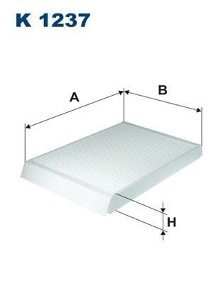 FILTRON K 1237: Filtru, aer habitaclu Filtru de particule