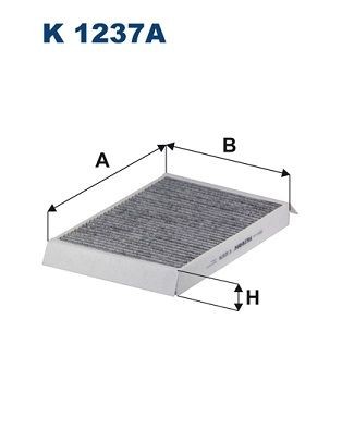 FILTRON K 1237A: Filtro abitacolo Filtro al carbone attivo