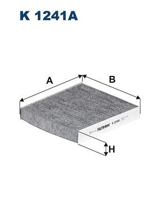 FILTRON K 1241A: Filtrs, Salona telpas gaiss Aktivētās ogles filtrs