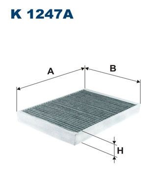 FILTRON K 1247A: Filtro abitacolo Filtro al carbone attivo