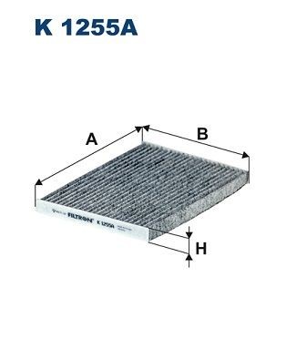 FILTRON K 1255A: Filtrs, Salona telpas gaiss Aktivētās ogles filtrs