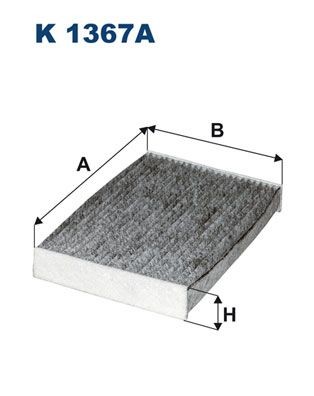 FILTRON K 1367A: Filtrs, Salona telpas gaiss Aktivētās ogles filtrs