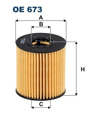 FILTRON OE 673: Oliefilter