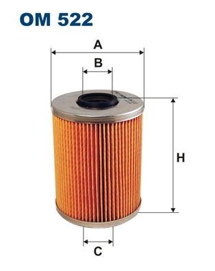 FILTRON OM 522: Oliefilter