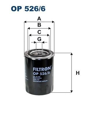 FILTRON OP 526/6: Oliefilter