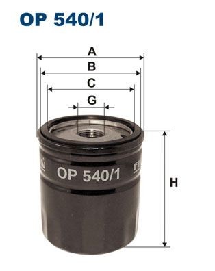 FILTRON OP 540/1: Oliefilter med en returløbs-stop-ventil