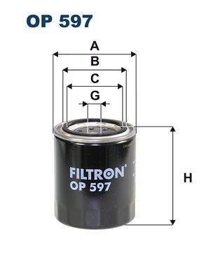 FILTRON OP 597: Õlifilter
