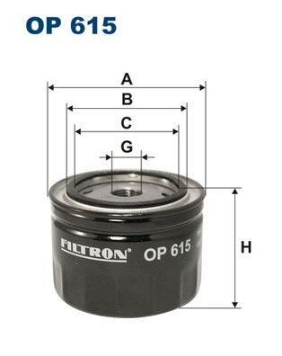 FILTRON OP 615 Ölfilter
