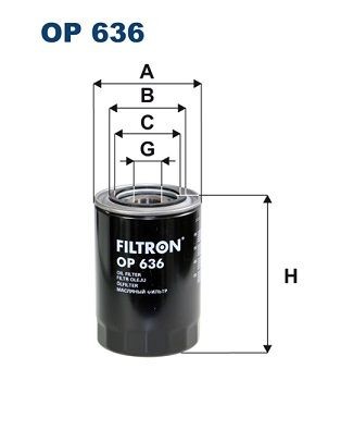 FILTRON OP 636: Filtru ulei
