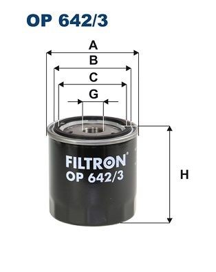 FILTRON OP 642/3: Eļļas filtrs