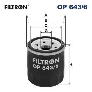 FILTRON OP 643/6: Eļļas filtrs