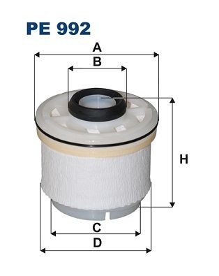 FILTRON PE 992: Degvielas filtrs