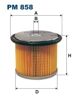 FILTRON PM 858: Degvielas filtrs