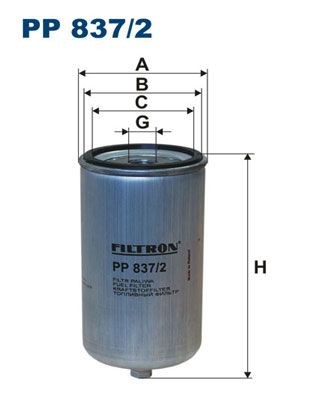 FILTRON PP 837/2: Kraftstofffilter