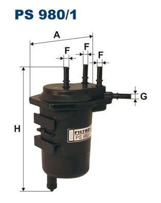 FILTRON PP 931: Degvielas filtrs
