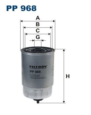 FILTRON PP 968: Degvielas filtrs