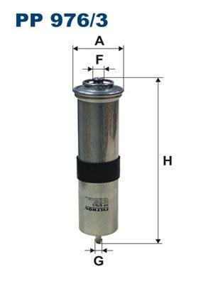 FILTRON PP 976/3: Degvielas filtrs