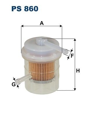 FILTRON PS 860: Degvielas filtrs
