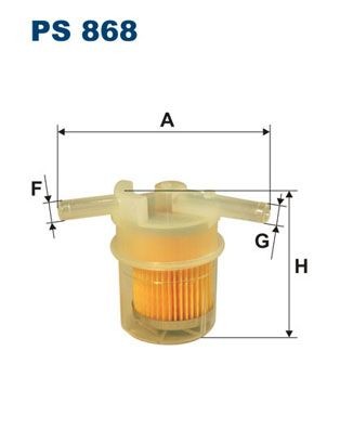 FILTRON PS 862: Degvielas filtrs