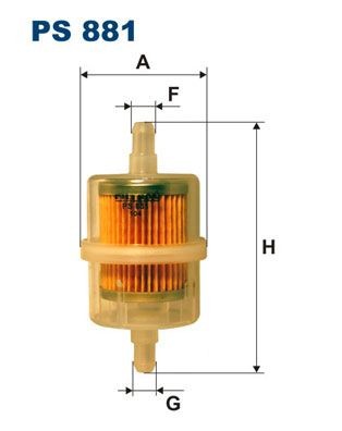 FILTRON PS 881: Degvielas filtrs