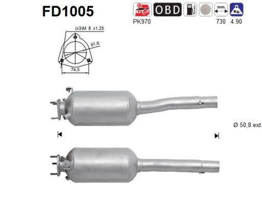 AS FD1005: Tahmafilter
